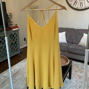 Yellow swing dress